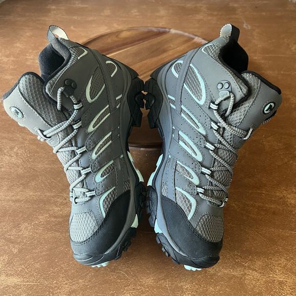 Merrell Womens Moab 2 Mid Gtx Hiking Boot Shoes Size 9.5 Gore Tex Sedona Sage - Picture 13 of 16